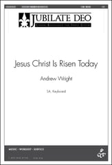 Jesus Christ Is Risen Today SA choral sheet music cover